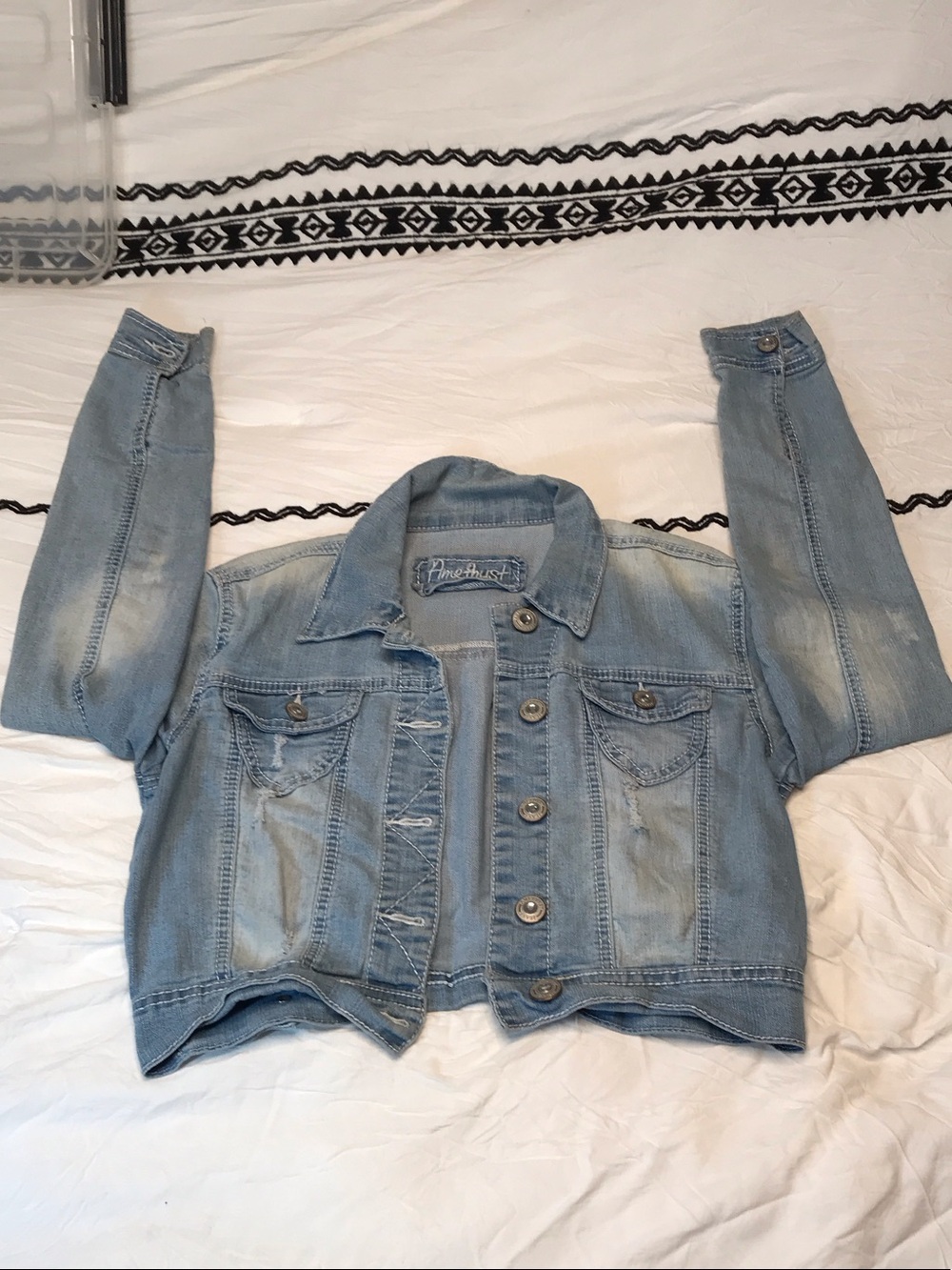 Light Blue Denim Jacket - Cropped Jean Jacket